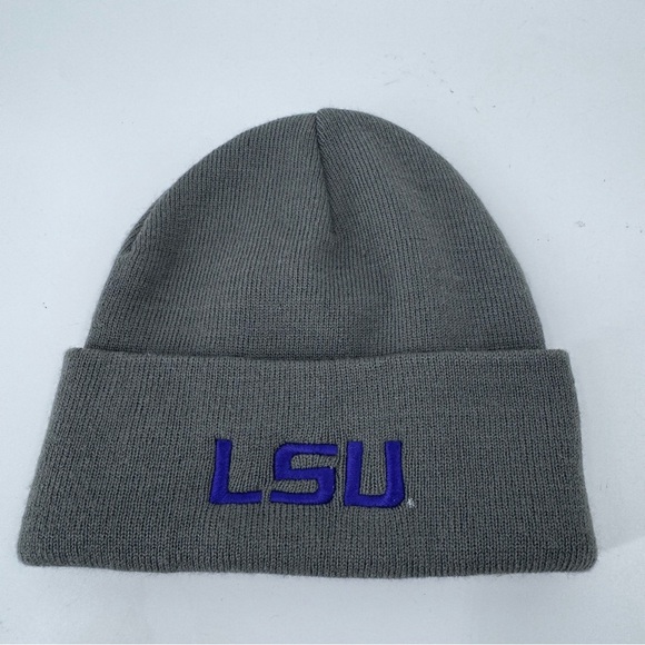 Top of the World Gray LSU Beanie - Picture 1 of 6